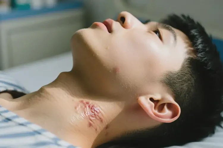 青少年脖子上容易長濕疹能靠自己自愈嗎(圖1)