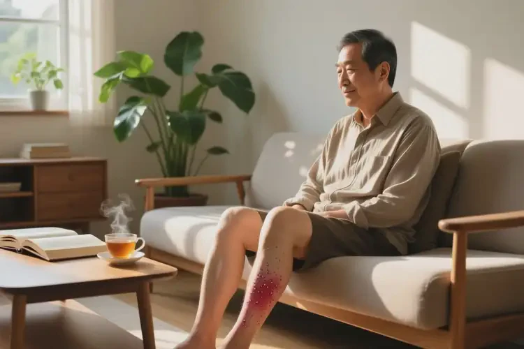 男人小腿上容易起濕疹能徹底自愈嗎(圖4)