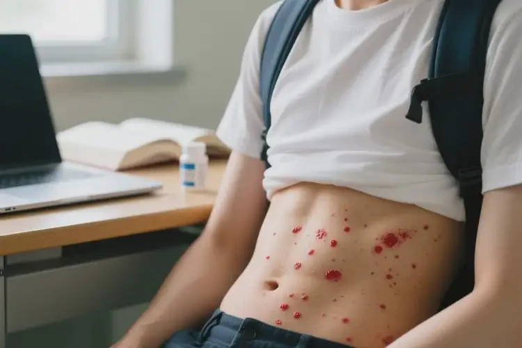 大學(xué)生肚子上經(jīng)常起濕疹不管它會自己痊愈嗎(圖4)