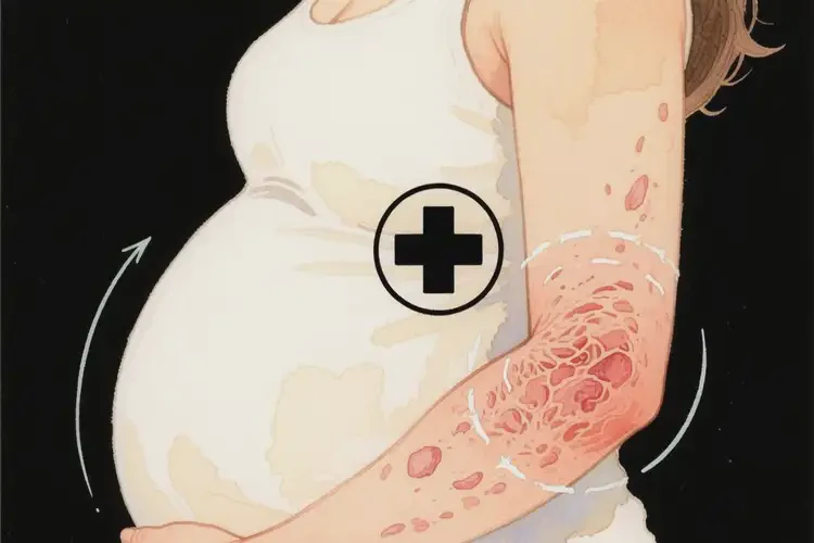 產(chǎn)婦手臂上偶爾長濕疹能夠徹底治愈嗎(圖2)