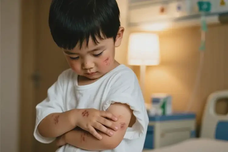 小孩全身出現(xiàn)濕疹可以徹底自愈嗎(圖3)