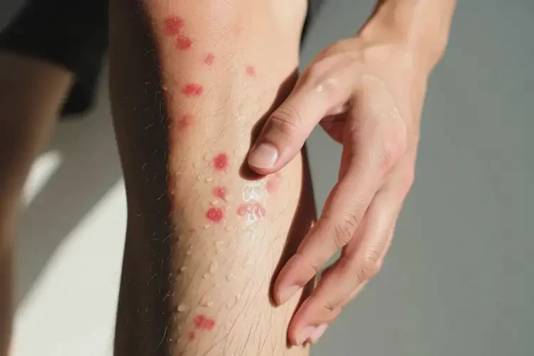 青年人小腿上出濕疹不管它會(huì)自己自愈嗎(圖3)