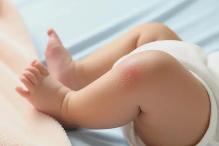 嬰兒小腿出現(xiàn)濕疹不管它會(huì)自己痊愈嗎(圖3)