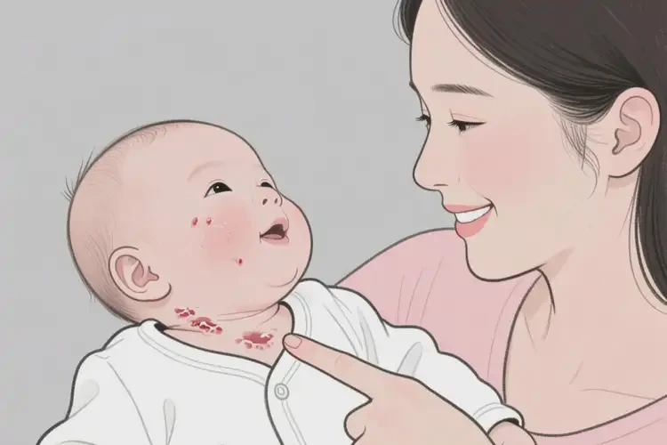 幼兒脖子容易起濕疹不管它會自己自愈嗎(圖2)