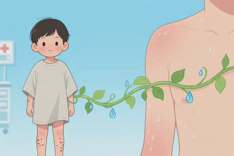 少兒四肢出現(xiàn)濕疹可不可以徹底自愈(圖4)