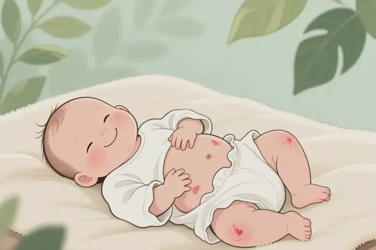 幼儿肚子长湿疹能够彻底治愈吗(图4)