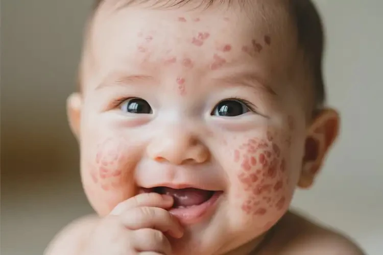 幼兒面部偶爾長濕疹不管它會自己痊愈嗎(圖2)