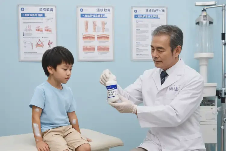 兒童屁股上經(jīng)常長濕疹不管它會自己好嗎(圖2)