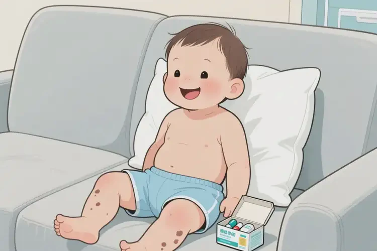 幼兒大腿上出濕疹能靠自己自愈嗎(圖1)