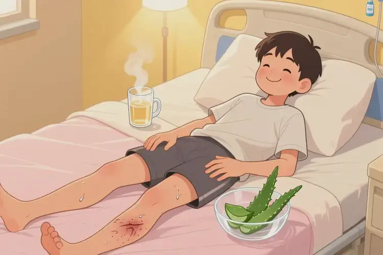 青少年大腿經(jīng)常長濕疹可不可以徹底自愈(圖1)