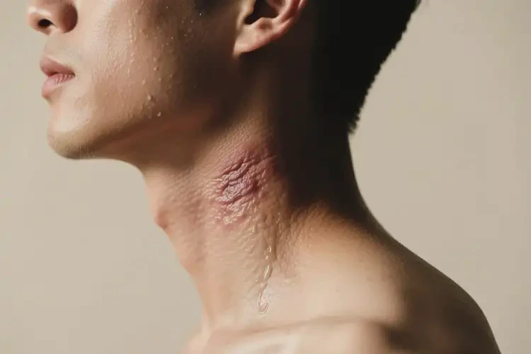 男性脖子上經(jīng)常起濕疹可以徹底自愈嗎(圖3)