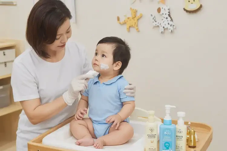 兒童屁股上經(jīng)常長濕疹不管它會自己好嗎(圖1)