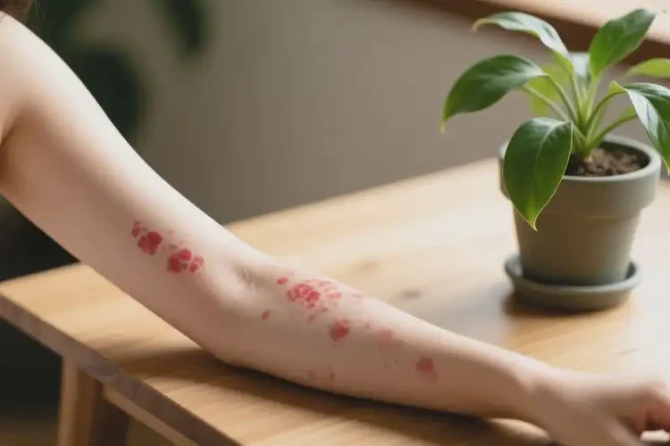 女人手臂经常起湿疹能够彻底治愈吗(图4)