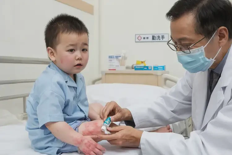 幼兒大腿上出現(xiàn)濕疹能不能徹底自愈(圖3)