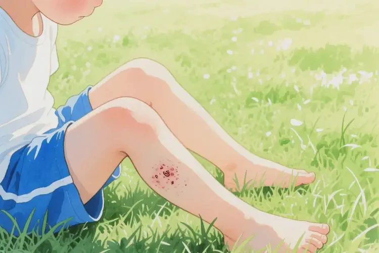 小学生大腿起湿疹不管它会自己自愈吗(图2)