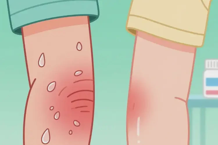 少兒手臂偶爾長濕疹可不可以徹底自愈(圖2)