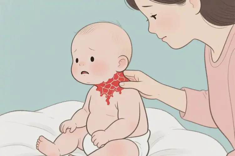 幼兒脖子容易起濕疹不管它會自己自愈嗎(圖4)