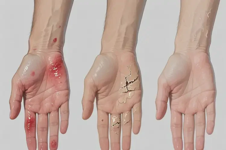 男性手上經(jīng)常長濕疹可不可以徹底自愈(圖1)