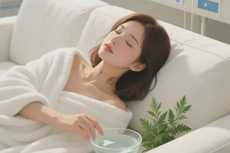 女性脖子上偶爾長(zhǎng)濕疹可不可以徹底自愈(圖2)