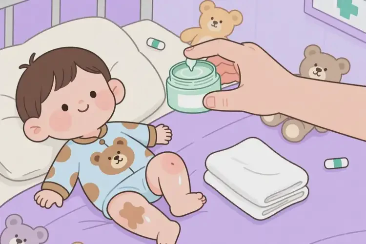 小孩大腿容易起濕疹不管它會自己痊愈嗎(圖2)