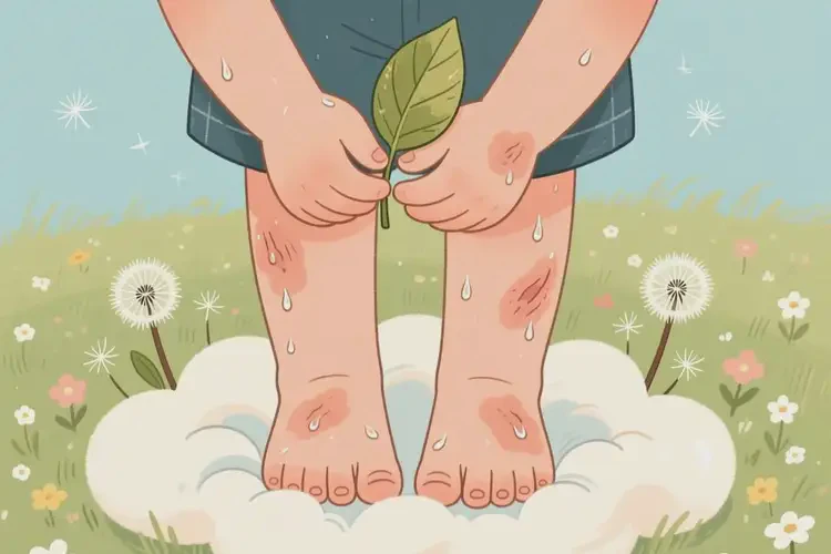 少儿四肢出湿疹不管它会自己自愈吗(图2)