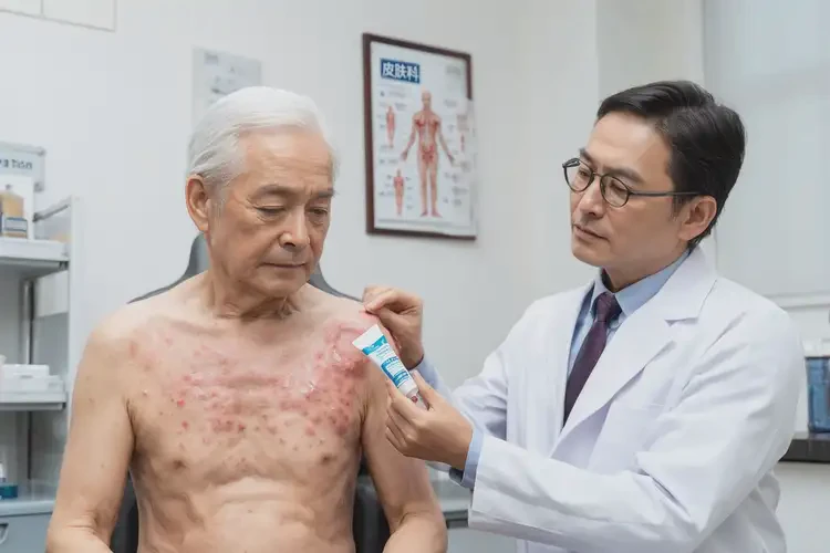 老年人肚子上長濕疹能夠徹底治愈嗎(圖3)