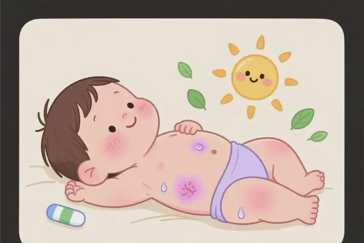 幼兒肚子上長(zhǎng)濕疹能靠自己自愈嗎(圖1)