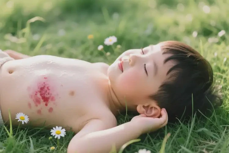 少兒肚子上容易長濕疹能徹底自愈嗎(圖1)