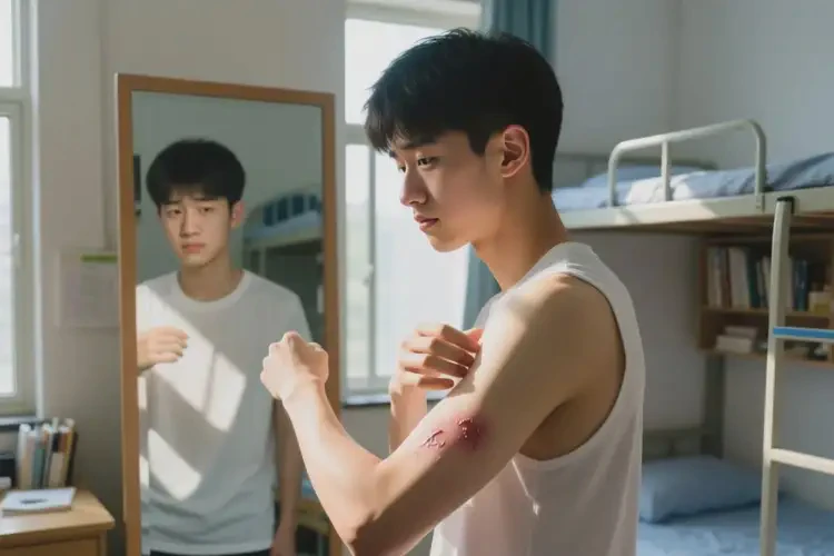 大學(xué)生手臂上有濕疹可不可以徹底自愈(圖4)