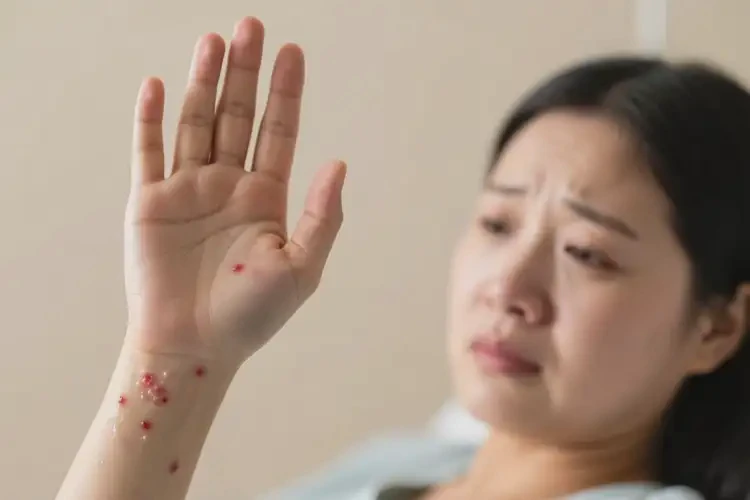 產(chǎn)婦手臂經(jīng)常長濕疹不管它會(huì)自己自愈嗎(圖3)