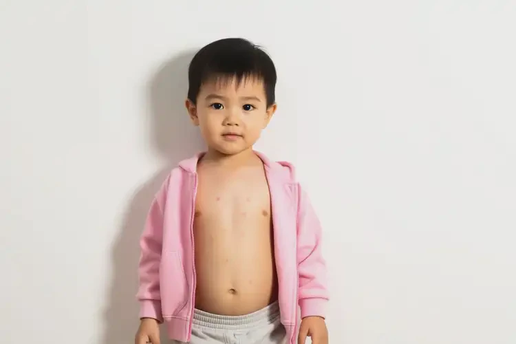 孩子全身偶尔长湿疹能靠自己自愈吗(图1)