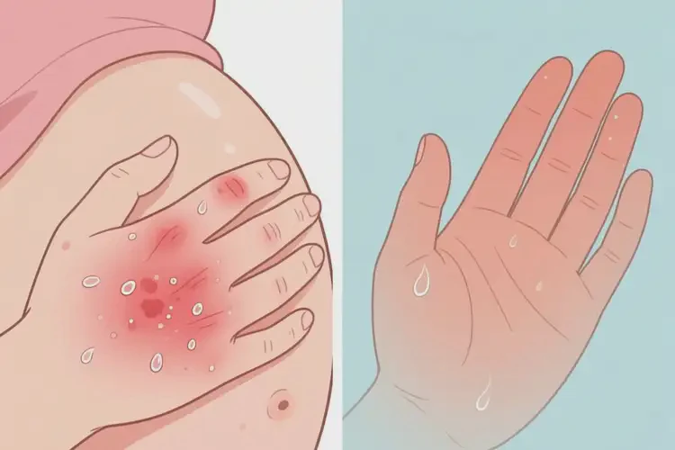 產(chǎn)婦手上起濕疹可不可以徹底自愈(圖3)
