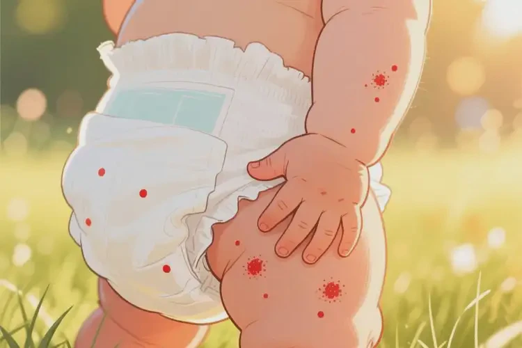 嬰兒肛周偶爾起濕疹能靠自己自愈嗎(圖1)