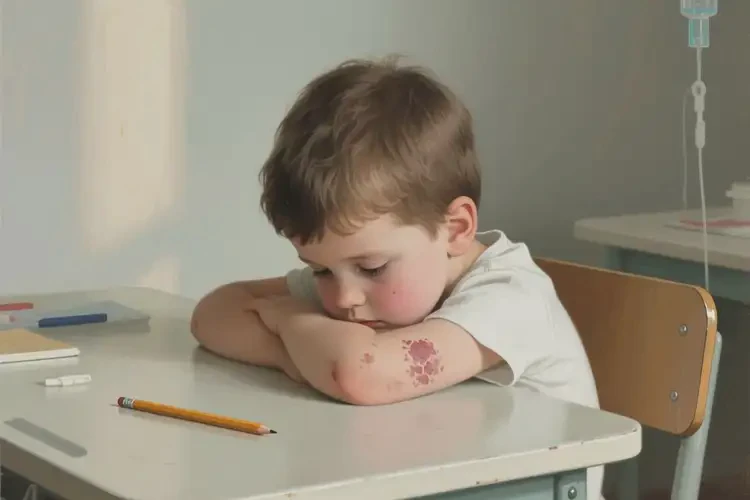 少儿手臂上偶尔长湿疹不管它会自己痊愈吗(图2)