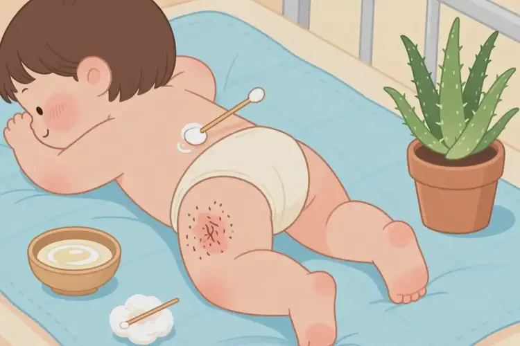 孩子屁股偶尔长湿疹能靠自己自愈吗(图3)