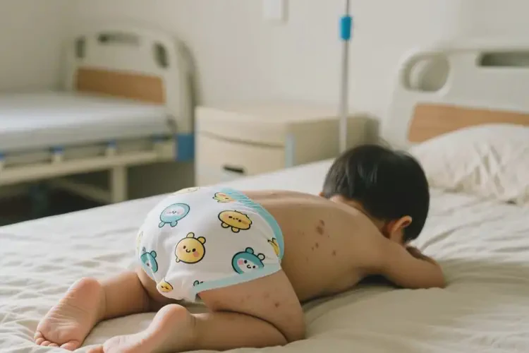 小孩屁股經(jīng)常長濕疹不管它會自己自愈嗎(圖2)