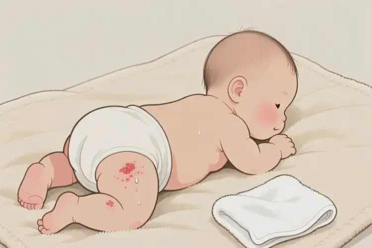 小兒屁股上容易長(zhǎng)濕疹不管它會(huì)自己痊愈嗎(圖4)