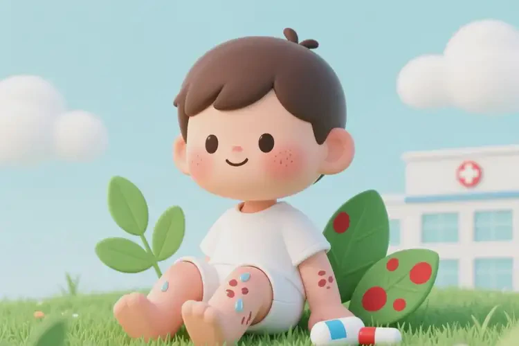 兒童小腿上偶爾起濕疹不管它會自己痊愈嗎(圖4)