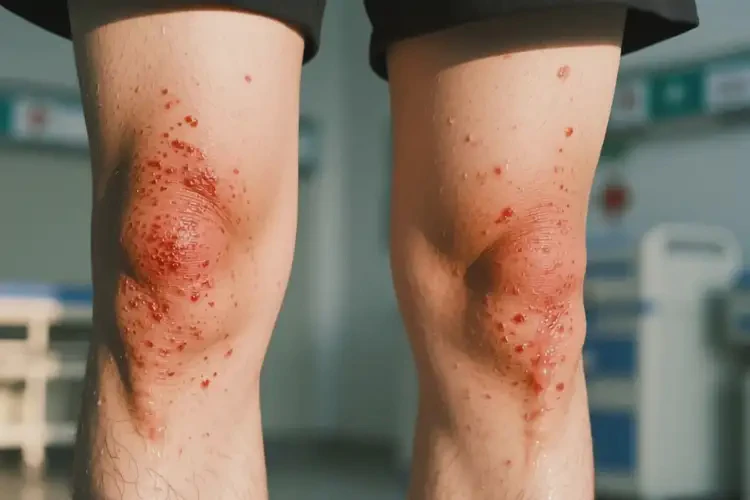 男生大腿上經(jīng)常起濕疹不管它會(huì)自己好嗎(圖4)