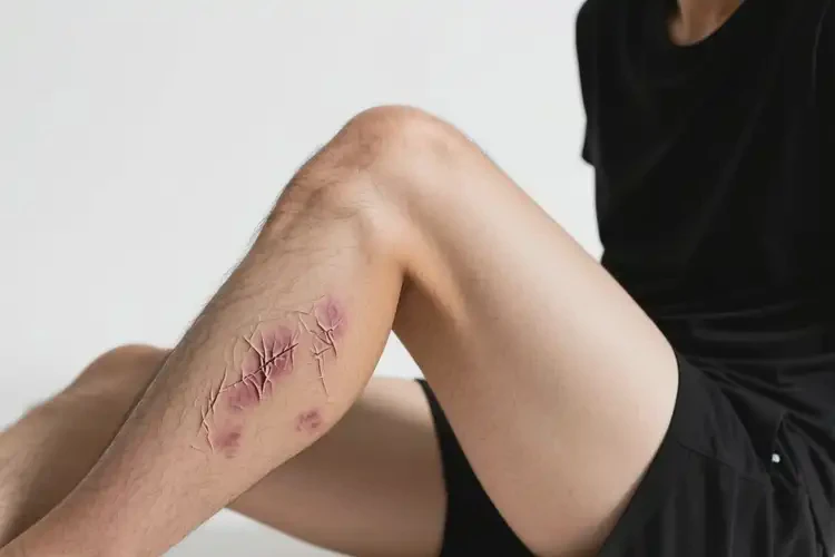 男生大腿长湿疹不管它会自己好吗(图3)