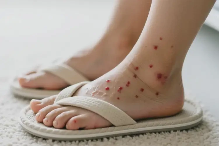 產(chǎn)婦腳上經(jīng)常起濕疹不管它會自己好嗎(圖1)