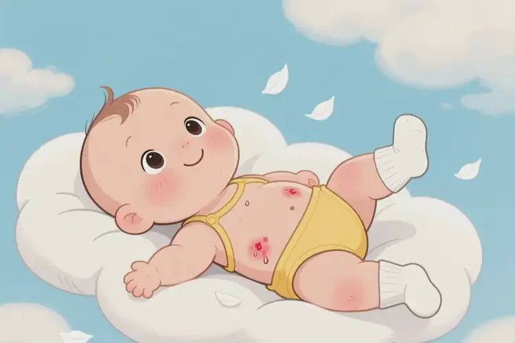 幼儿肚子长湿疹能够彻底治愈吗(图2)