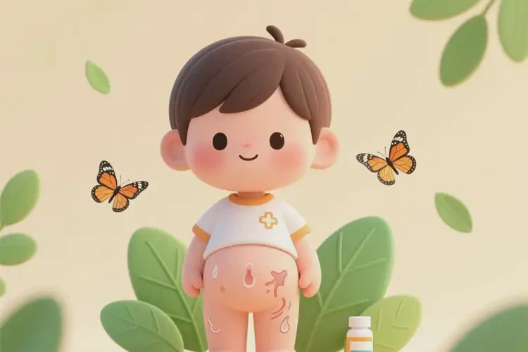 兒童屁股長濕疹能徹底自愈嗎(圖1)