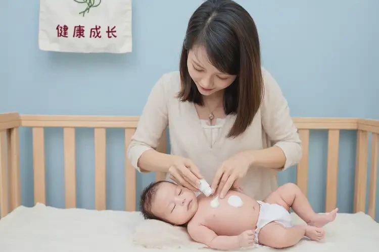 新生兒肚子上偶爾起濕疹可以徹底自愈嗎(圖3)