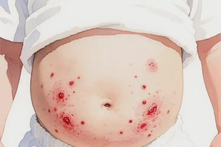 儿童肚子偶尔长湿疹能靠自己自愈吗(图4)