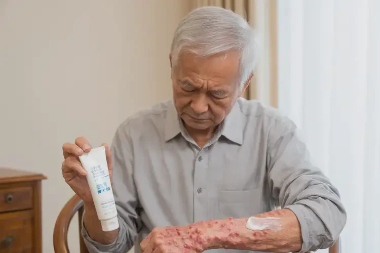 高龄老人手臂上经常长湿疹不管它会自己好吗(图3)