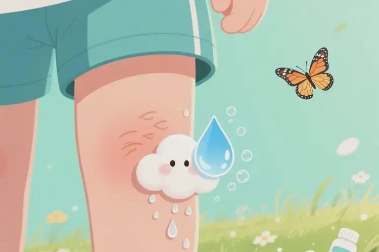 孩子大腿出現(xiàn)濕疹可不可以徹底自愈(圖2)