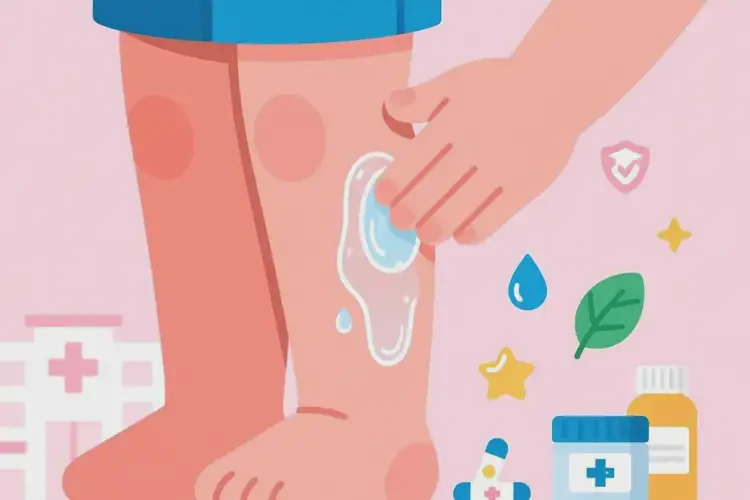 兒童大腿上有濕疹不管它會自己痊愈嗎(圖2)