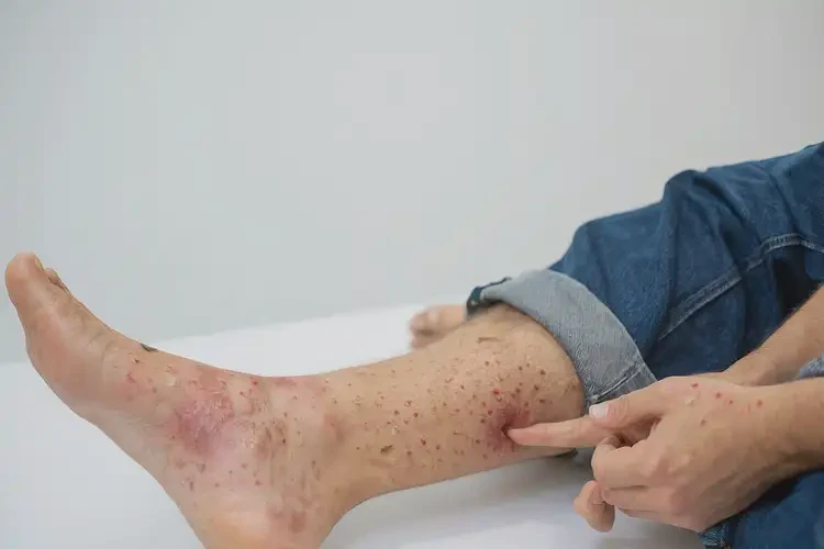 青年人小腿上偶爾長濕疹能徹底自愈嗎(圖4)