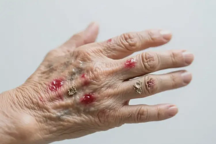 老人身上經(jīng)常起濕疹不管它會自己好嗎(圖4)